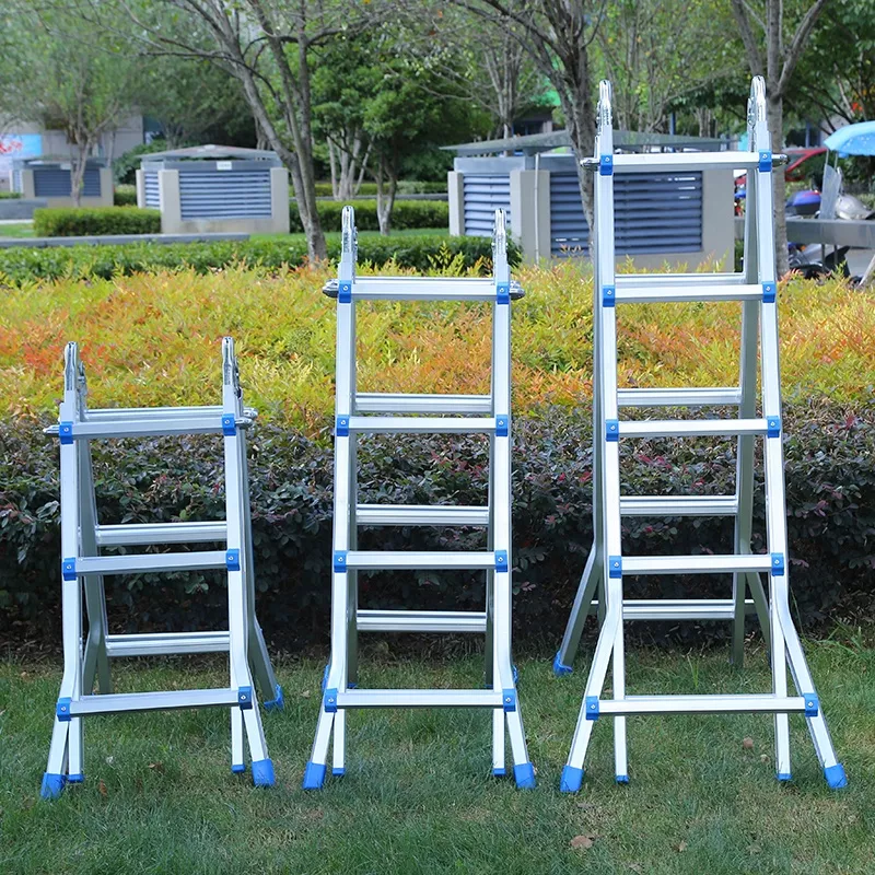 China Manufacture Multi Purpose Aluminium Step Orchard Position Ladder Adjustable Agricultural Ladder