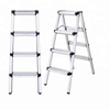  Folding step stool with wide anti-slip pedal aluminum lightweight 4 steps stool ladder