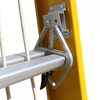 EN131 red and yellow FRP ladder aluminum and fiberglass extension ladder