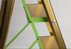 Golden color ladder Aluminum household steps ladder