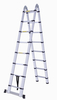 2x8 steps 5m 16.5ft multi-purpose aluminum folding telescopic a frame shape ladder