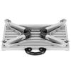 Folding aluminum platform step stool Rv ladder with reflective stripe+handle