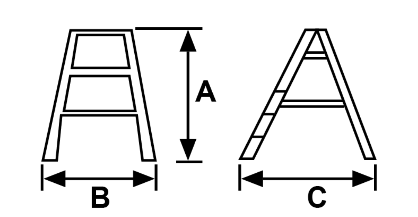 Factory supply extension fiberglass multipurpose folding ladder (3)