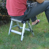 multi purpose use aluminum fishing folding ladder one step stool