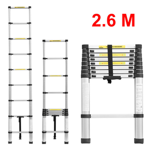 Low price aluminum single side step ladder made in China telescopic ladder