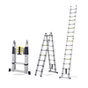 2x8 steps 5m 16.5ft multi-purpose aluminum folding telescopic a frame shape ladder