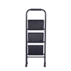 Supply amazon lightweight household 3 step steel folding ladder 