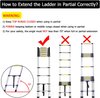 best 4.1m aluminium telescopic ladder OEM/DIY