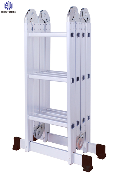 3.6m hot sales aluminum 4x3 extension ladder from China