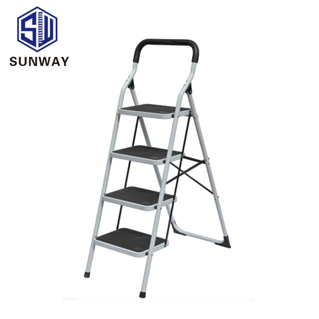 Wholesale safety household step ladder stool folding steel 4 step ladders