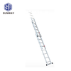 3-Section step aluminium extension ladder /combination ladders with EN131