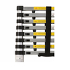 Humanized LIDL aluminium telescopic ladder with en131 can protect your finger