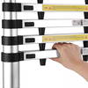 safety 3.8m anti-pinch hand aluminium telescopic ladder 