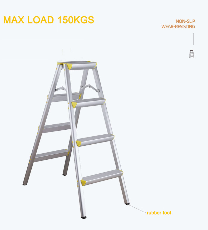 lightweight foldable 4 step fold up stool ladders (2)