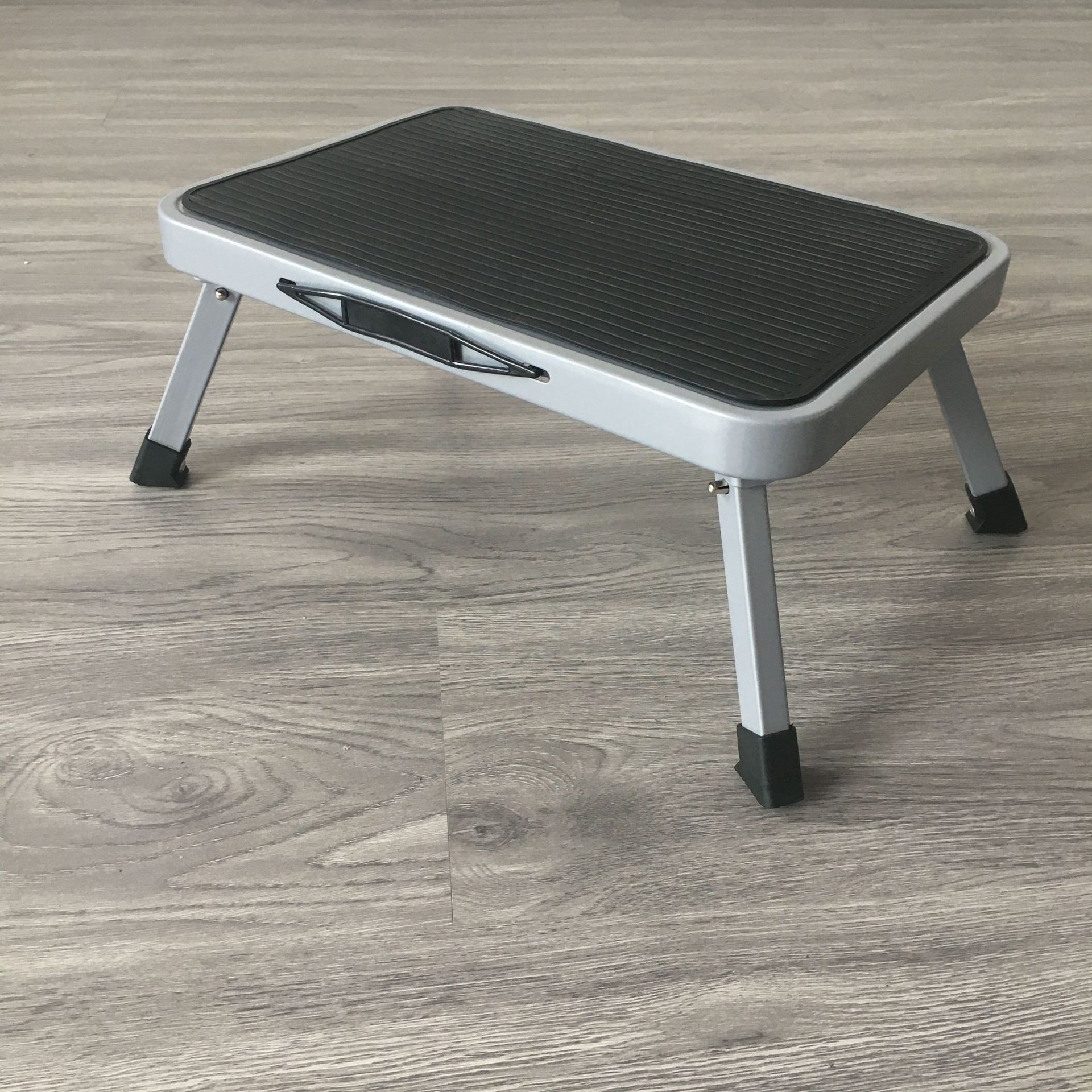 Home portable step stool foldable metal stool step thickened indoor larger step stool (4)