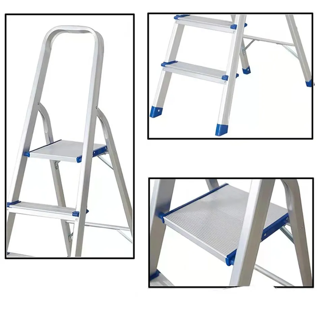 Folding household 4 steps aluminum ladder supplier