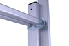 New combination ladders aluminum industrial ladders design extension EN131 3*7 steps 1.2*1.3mm 198*46*16cm * 10.00KG