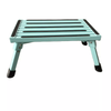 Green spray stable folding aluminium work bench car washing ladder steps stool folding platform for vans
