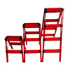 Supply custom color 1/2/3/4 steps aluminum step stool ladder fishing stool ladder