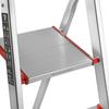 4 step aluminium lightweight folding step ladder foldable easy store step ladder