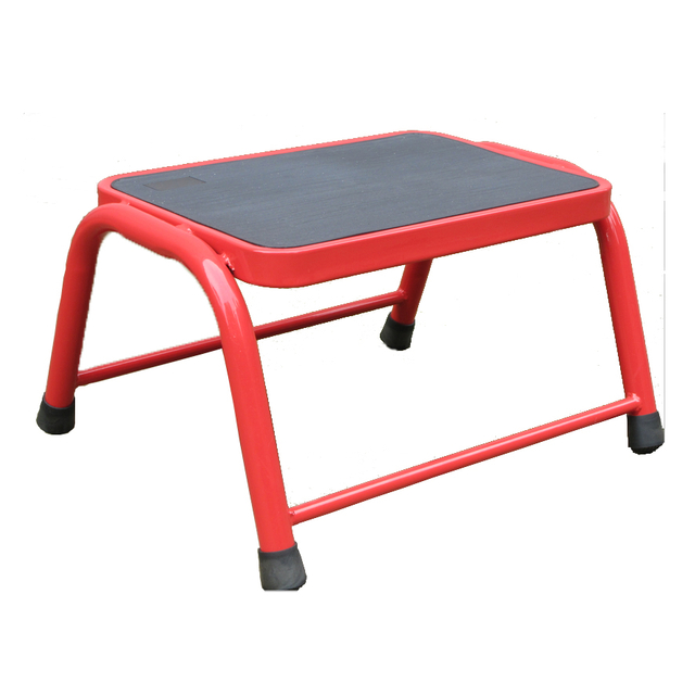 Compact design one step folding home portable steel medical kitchen step stool step ladder stool