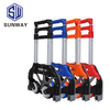 80kg portable folding hand trolley aluminium alloy climbing stairs Hand cart for shopping