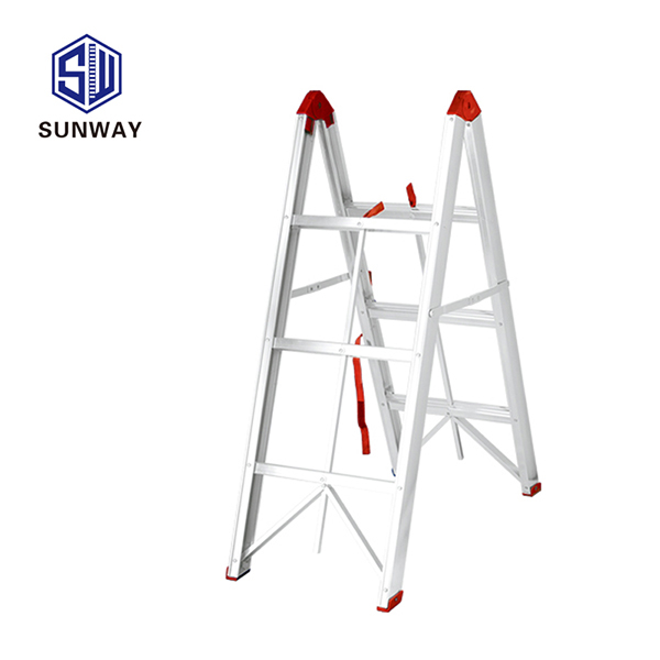 foldable aluminum folding stick a type ladder