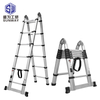 Double A frame ladders structure telescopic ladder