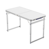 Square tube aluminum table portable adjustable height lightweight aluminum folding table 