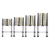 12.5ft/3.8m single telescopic ladder with 2cm finger protect device
