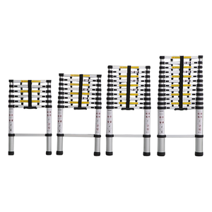 3.2m single side telescopic ladder with finger protection