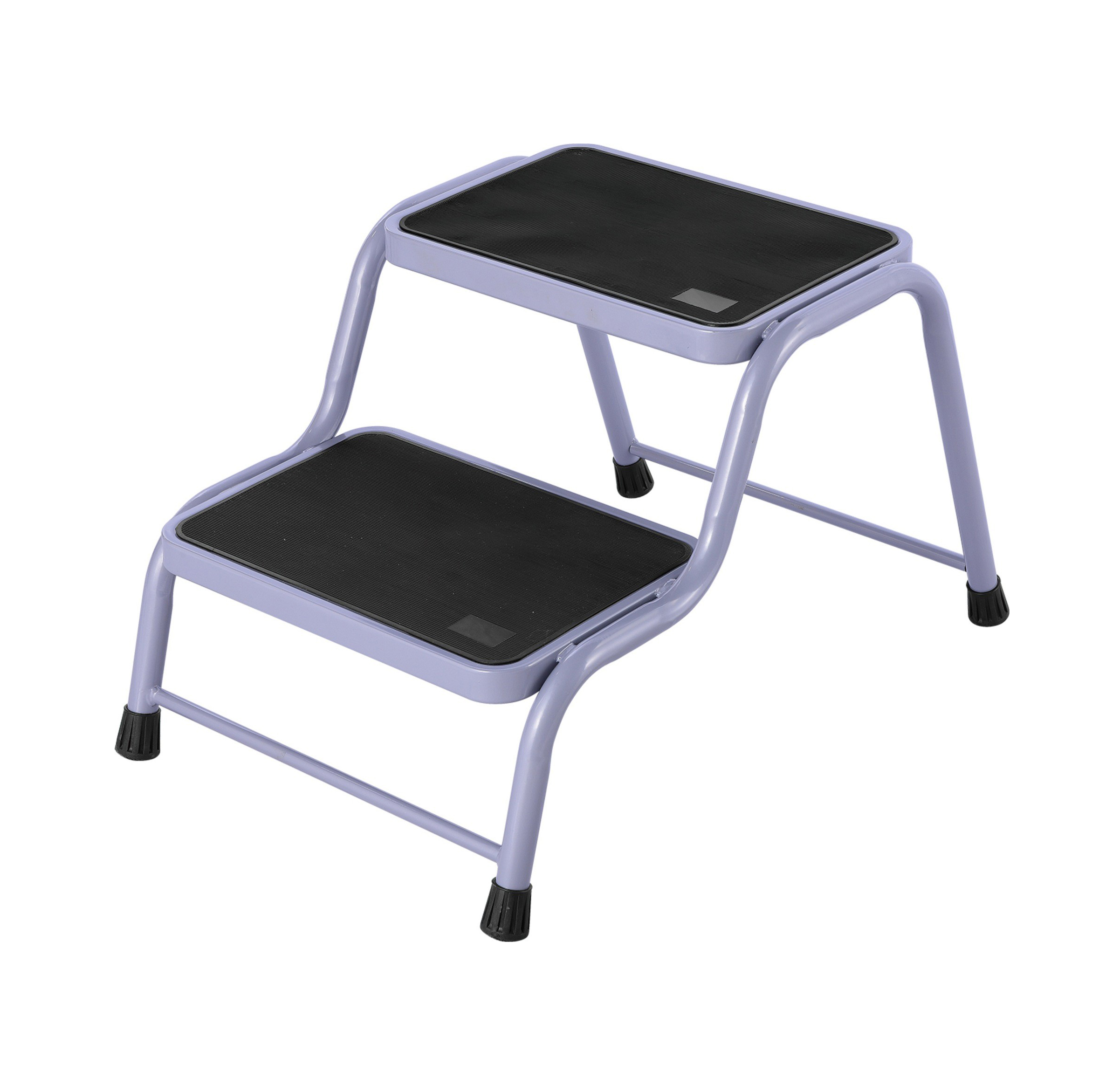 2 step steel stool ladder stair safe platform work stand hop up portable kick step stool (2)