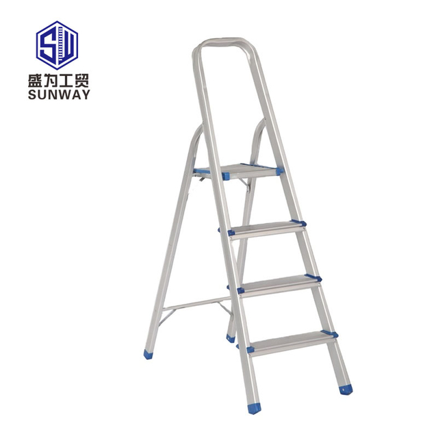 lightweight aluminum household 4 step ladder 