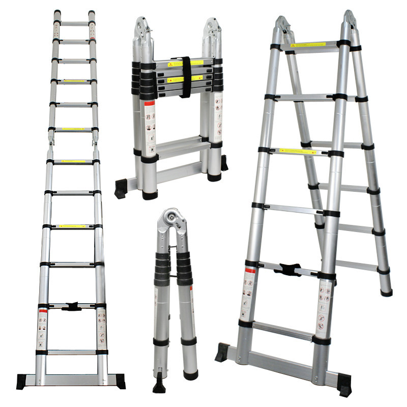 buy heavy duty extendable aluminium 3.2m telescopic ladder (3)