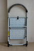 Portable heavy duty steel ladder 2 step folding step ladder for adults