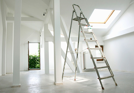 Know the correct ladder safety when painting