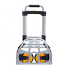 Aluminum airport luggage trolley hand push shopping trolley cart