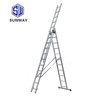 safest 6m 3 section extension ladder telescopic ladder harbor freight 