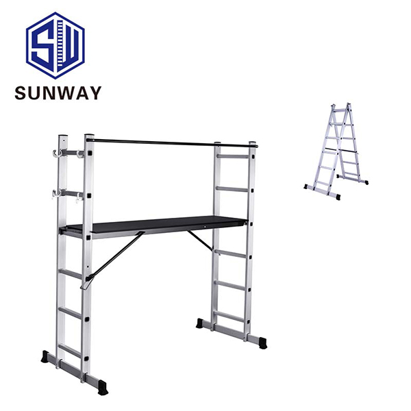 Multi purpose scaffolding aluminum tripod ladders & scaffolding