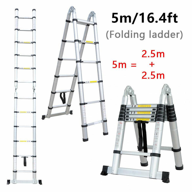 5M A-frame super telescopic ladder