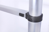 Cheap price EN131 adjustable folding single straight aluminum alloy material foldable telescopic step ladder