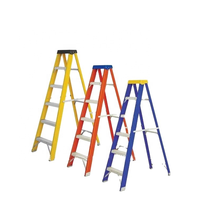 Factory supply extension fiberglass multipurpose folding ladder