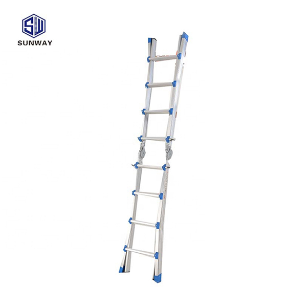 China manufacture multi purpose aluminium step orchard position ladder adjustable ladder
