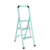 Portable household folding aluminum ladder customized green color